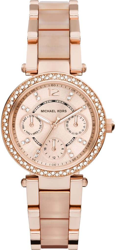 michael kors mini parker watch two tone|Amazon.com: Michael Kors Women's Two Tone Parker Watch .